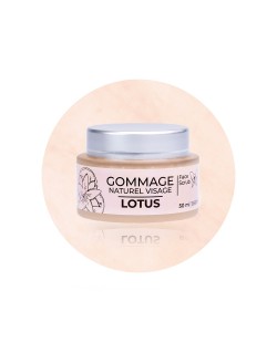 Gommage naturel visage Lotus
