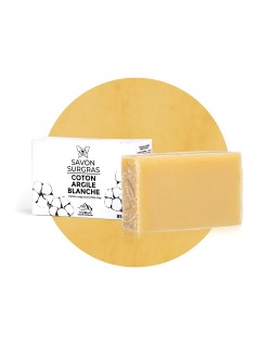 Savon surgras coton & Argile Blanche